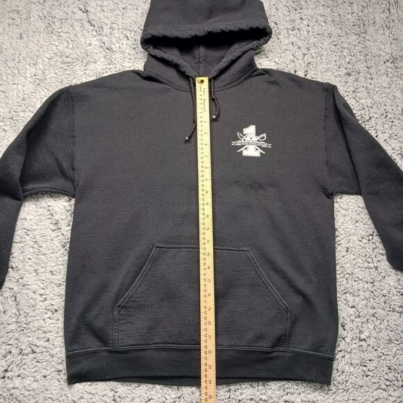 Gildan Kangaroo Hoodie Military Batallion Training Logo- Delta Company Men's M. - Picture 8 of 11